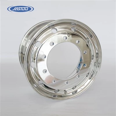 Bánh xe đánh bóng gương PCD 335 mm Kích thước 22,5-11,75 inch cho xe tải